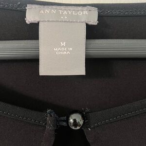 Ann Taylor Classic Black Blouse